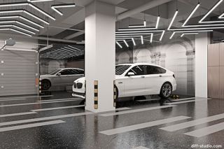 The District Amenities - Parking Area